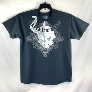 Warrior Wear MMA Black T Shirt Size XL